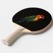 Black 4 Luxe ping pong paddle, Eastern Rosella 卓球ラケット (正面アングル)
