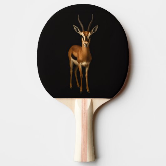 Black 4 Luxe ping pong paddle, Elegant Gazella 卓球ラケット (裏面)