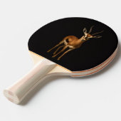 Black 4 Luxe ping pong paddle, Elegant Gazella 卓球ラケット (正面アングル)