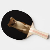 Black 4 Luxe ping pong paddle, Elegant Weasel 卓球ラケット (横)