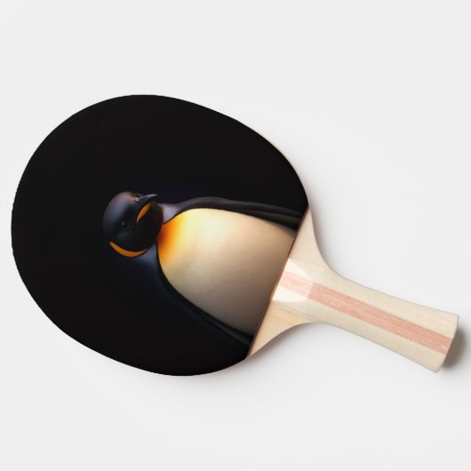 Black 4 Luxe ping pong paddle, Emperor Penguin 卓球ラケット (横)