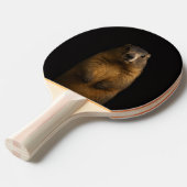 Black 4 Luxe ping pong paddle, Fluffy Marmot 卓球ラケット (正面アングル)