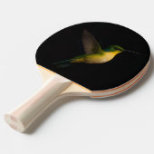 Black 4 Luxe ping pong paddle, Flying Hummingbird 卓球ラケット (正面アングル)