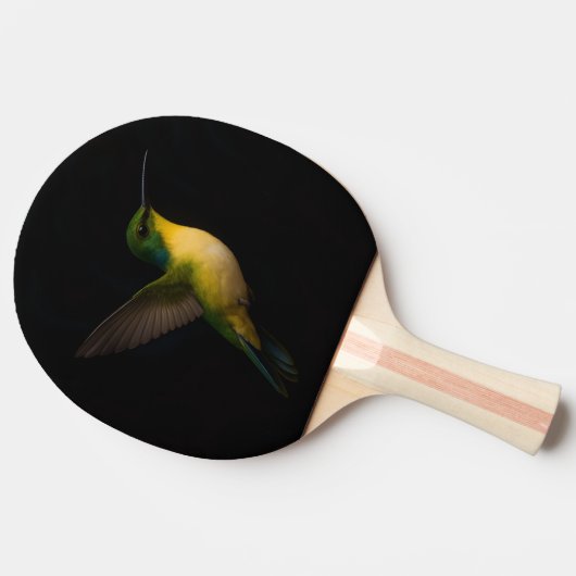 Black 4 Luxe ping pong paddle, Flying Hummingbird 卓球ラケット (横)