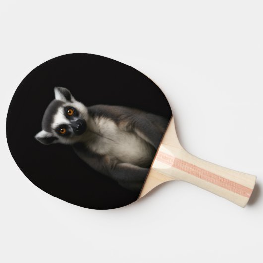 Black 4 Luxe ping pong paddle, Gentle Lemur 卓球ラケット (横)