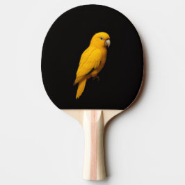 Black 4 Luxe ping pong paddle, Golden Parakeet 卓球ラケット