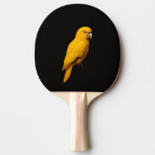 Black 4 Luxe ping pong paddle, Golden Parakeet 卓球ラケット (正面)