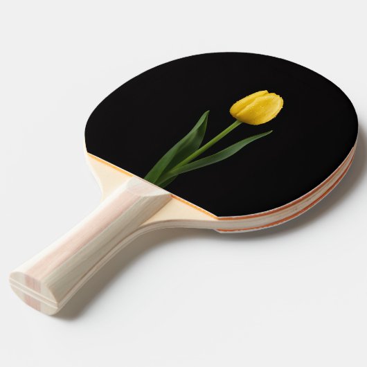 Black 4 Luxe ping pong paddle, Golden Tulip 卓球ラケット (正面アングル)