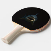 Black 4 Luxe ping pong paddle, Great White Shark 卓球ラケット (正面アングル)