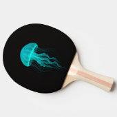 Black 4 Luxe ping pong paddle, Green Jellyfish 卓球ラケット (横)