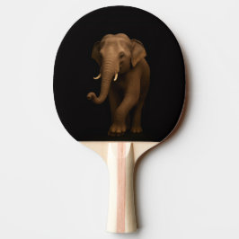 Black 4 Luxe ping pong paddle, Indian Elephant 卓球ラケット