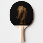Black 4 Luxe ping pong paddle, Indian Elephant 卓球ラケット (正面)