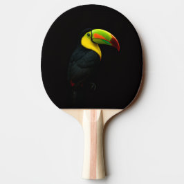 Black 4 Luxe ping pong paddle, Keel Billed Tucan 卓球ラケット