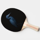 Black 4 Luxe ping pong paddle, Little Blue Heron 卓球ラケット (横)