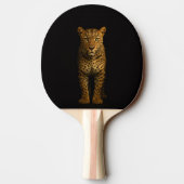 Black 4 Luxe ping pong paddle, Majestic Leopard 卓球ラケット (裏面)