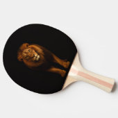 Black 4 Luxe ping pong paddle, Majestic Lion 卓球ラケット (横)