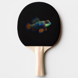 Black 4 Luxe ping pong paddle, Mandarin Dragonet 卓球ラケット
