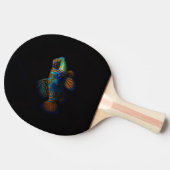 Black 4 Luxe ping pong paddle, Mandarin Dragonet 卓球ラケット (横)