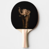 Black 4 Luxe ping pong paddle, Mighty Elephant 卓球ラケット (正面)