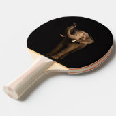 Black 4 Luxe ping pong paddle, Mighty Elephant 卓球ラケット (正面アングル)