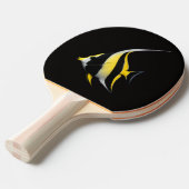 Black 4 Luxe ping pong paddle, Moorish Idol 卓球ラケット (正面アングル)