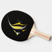 Black 4 Luxe ping pong paddle, Moorish Idol 卓球ラケット (横)