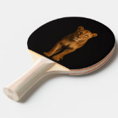 Black 4 Luxe ping pong paddle, Noble Lioness 卓球ラケット (正面アングル)