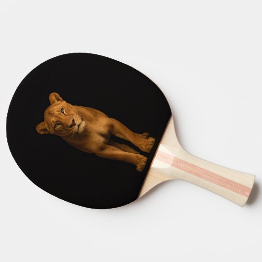 Black 4 Luxe ping pong paddle, Noble Lioness 卓球ラケット (横)
