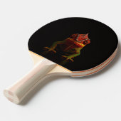 Black 4 Luxe ping pong paddle, Panther Chameleon 卓球ラケット (正面アングル)