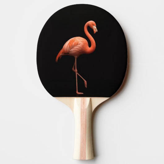 Black 4 Luxe ping pong paddle, Pink Flamingo 卓球ラケット (裏面)