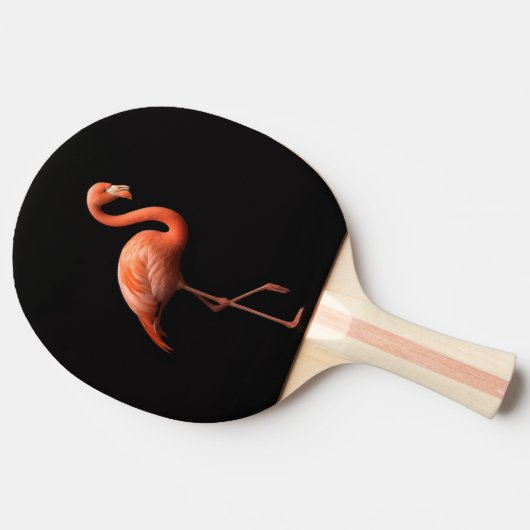 Black 4 Luxe ping pong paddle, Pink Flamingo 卓球ラケット (横)