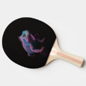 Black 4 Luxe ping pong paddle, Pink Iguana 卓球ラケット (横)