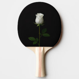 Black 4 Luxe ping pong paddle, Pure White Rose 卓球ラケット