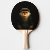 Black 4 Luxe ping pong paddle, Red Douc Langur 卓球ラケット (裏面)