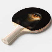 Black 4 Luxe ping pong paddle, Red Douc Langur 卓球ラケット (正面アングル)