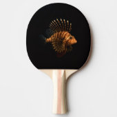 Black 4 Luxe ping pong paddle, Red Lionfish 卓球ラケット (正面)