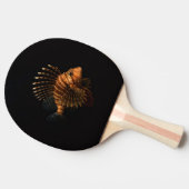 Black 4 Luxe ping pong paddle, Red Lionfish 卓球ラケット (横)