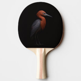 Black 4 Luxe ping pong paddle, Reddish Egret 卓球ラケット