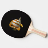 Black 4 Luxe ping pong paddle, Reef Butterflyfish 卓球ラケット (横)