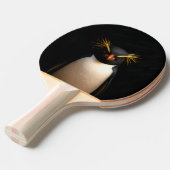 Black 4 Luxe ping pong paddle, Rockhopper Penguin 卓球ラケット (正面アングル)