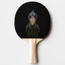 Black 4 Luxe ping pong paddle, Shoebill Bird 卓球ラケット