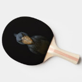 Black 4 Luxe ping pong paddle, Shoebill Bird 卓球ラケット (横)
