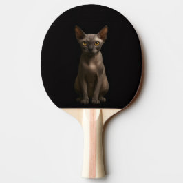 Black 4 Luxe ping pong paddle, Sphynx Cat 卓球ラケット