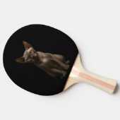Black 4 Luxe ping pong paddle, Sphynx Cat 卓球ラケット (横)