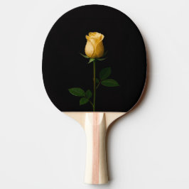 Black 4 Luxe ping pong paddle, Sunlit Yellow Rose 卓球ラケット