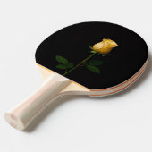 Black 4 Luxe ping pong paddle, Sunlit Yellow Rose 卓球ラケット (正面アングル)