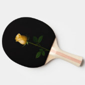 Black 4 Luxe ping pong paddle, Sunlit Yellow Rose 卓球ラケット (横)