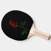 Black 4 Luxe ping pong paddle, Velvet Red Rose 卓球ラケット (横)