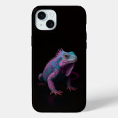 Black 4 Luxe, Pink Tropical Iguana  Case-Mate iPhoneケース (裏面)