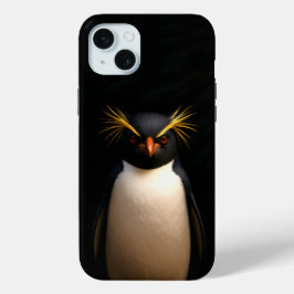 Black 4 Luxe, Rockhopper Penguin iPhone 15 Miniケース